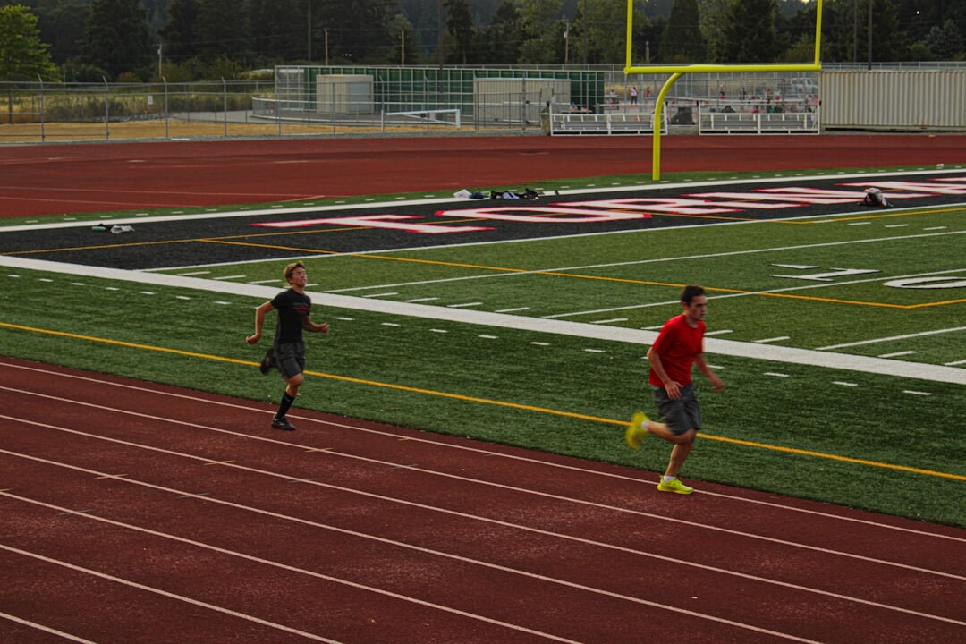 athlete returning to sports field